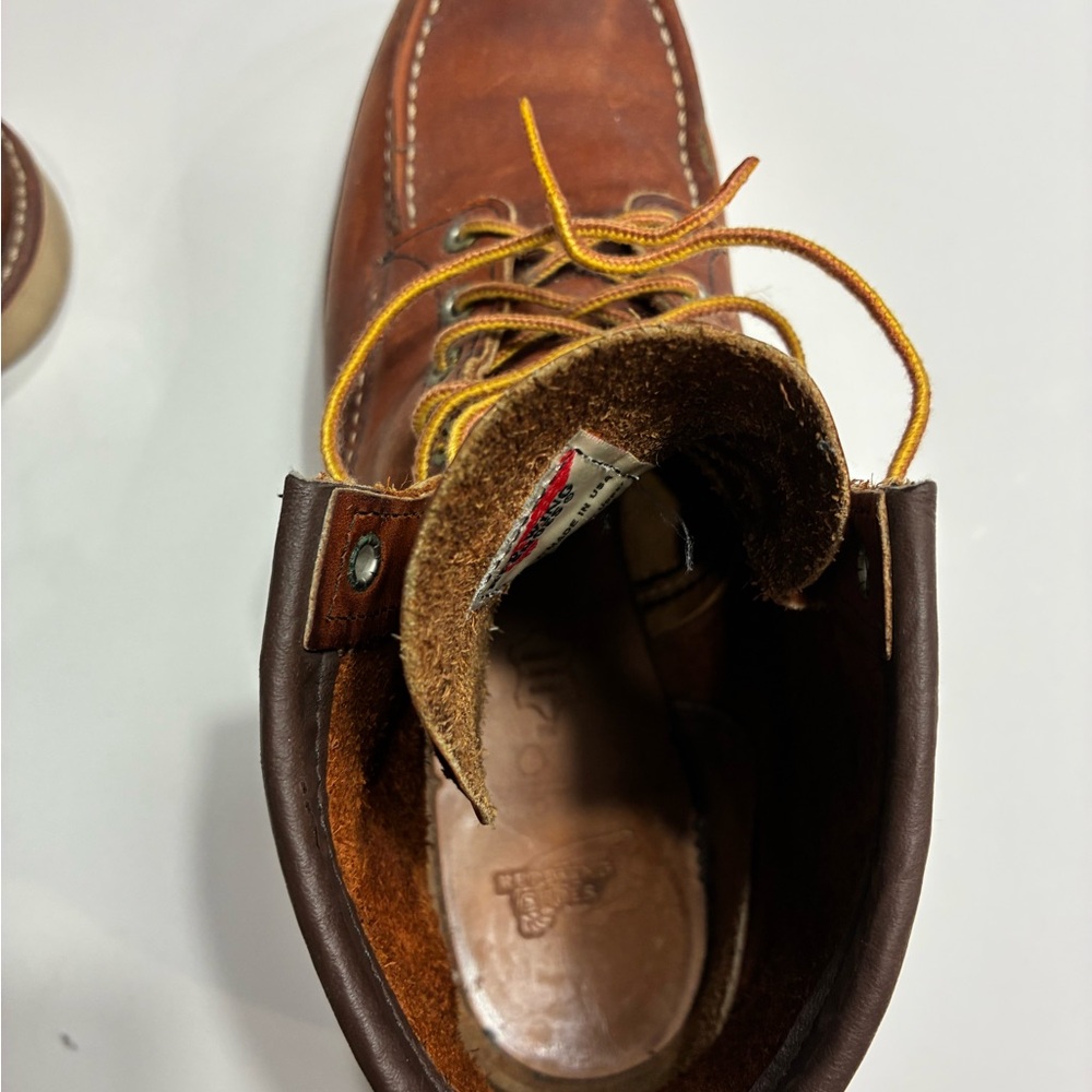 Red Wing Men's Heritage Moc Lug leather boots in Men’s size 12. - Picture 6 of 12